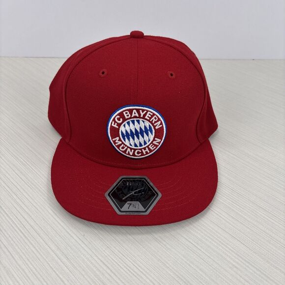 FC Bayern Munich Patch Hat Cap Fi Collection Soccer Football Cap 7 3/4 FITTED - Picture 1 of 7